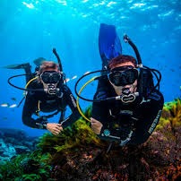 Buceo en pareja