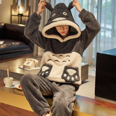 Pijama de Totoro para que Katy no pase frío en el Sur