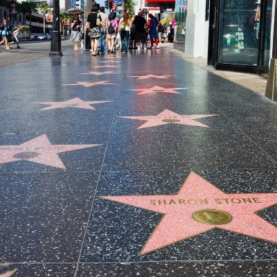 Helado en Hollywood Walk of Fame