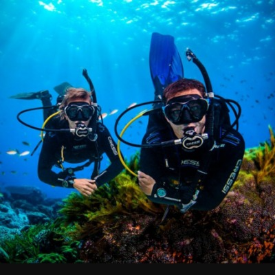 Sesión de buceo 