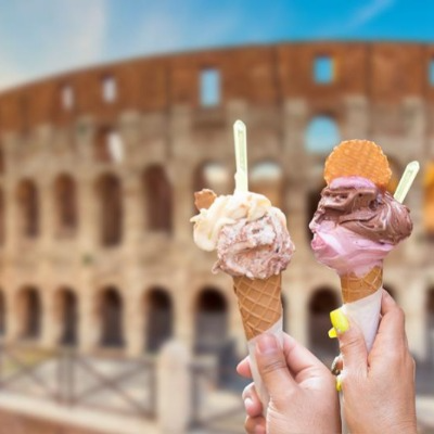 Gelatos a destajo en Roma