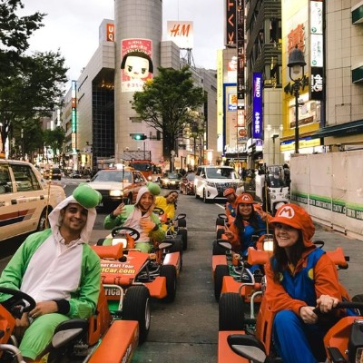 Tour karting MarioBross en Tokio