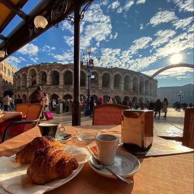 Un café en Roma