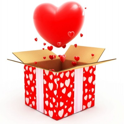 Una caja llena de alegria y amor