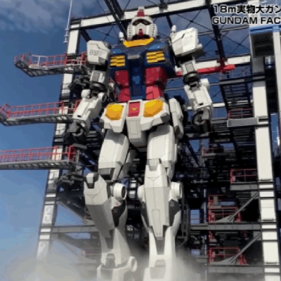 Paseo por tokyo en un gundam