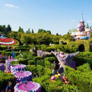 Mapa del laberito de Alicia (Disneyland Paris)